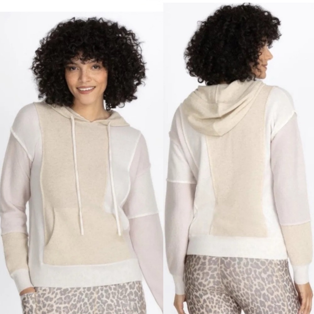 NWT Johnny Was Calme Cashmere Patchwork Hoodie - Picture 2 of 6